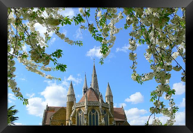 St Matthew's Church Framed Print by Wei Peng