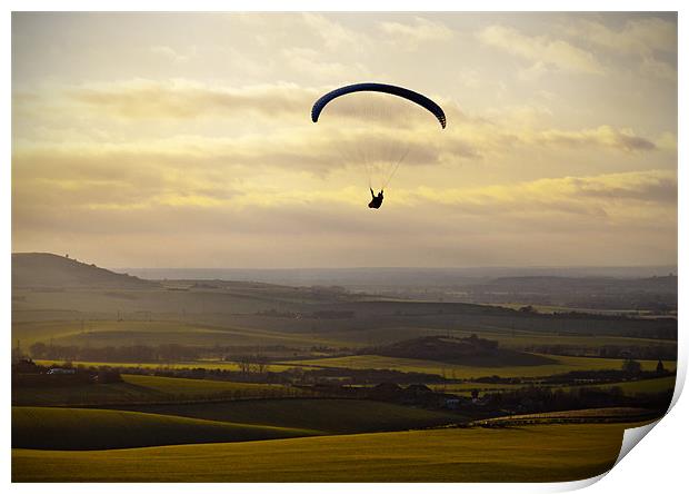 Over the Downs Print by Richard Thomas