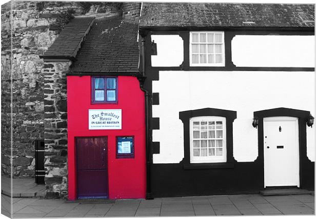 Britain's Smallest House Canvas Print by Ian Tomkinson