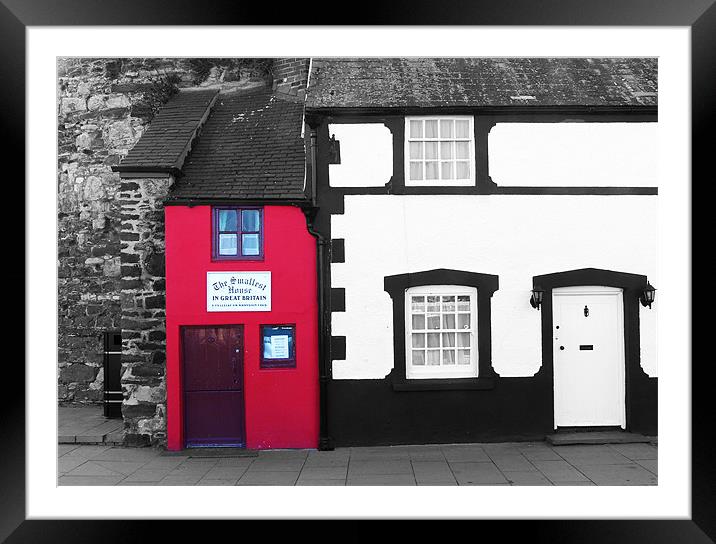 Britain's Smallest House Framed Mounted Print by Ian Tomkinson