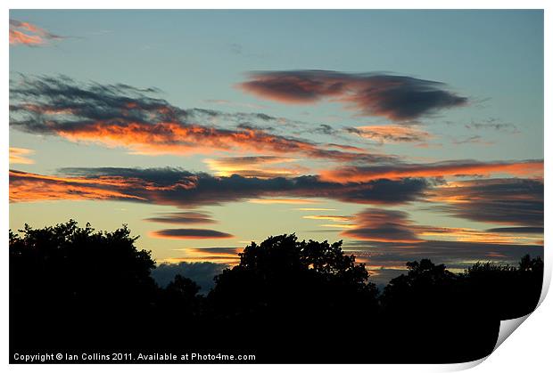 Lenticular Sunset 2 Print by Ian Collins