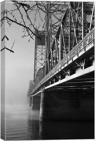 bridge to nowhere Canvas Print by kirstin price