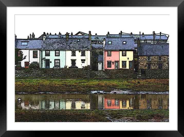 Abberfraw Inlet Framed Mounted Print by Ian Tomkinson