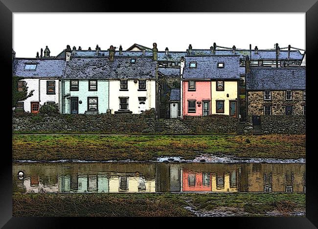 Abberfraw Inlet Framed Print by Ian Tomkinson
