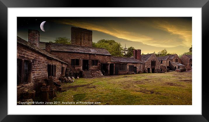 Industrial Hamlet Sunset Framed Mounted Print by K7 Photography