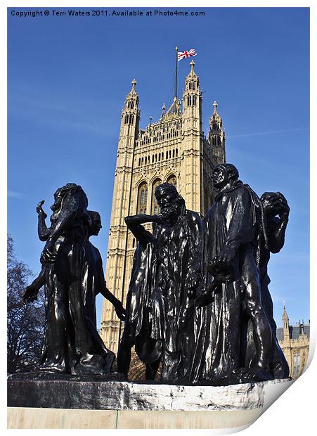 The Burghers of Calais Print by Terri Waters