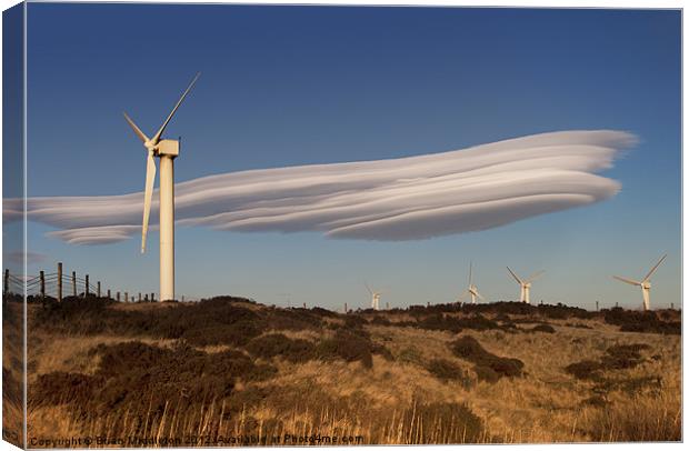 Lenticular Cloud Canvas Print by Brian Middleton