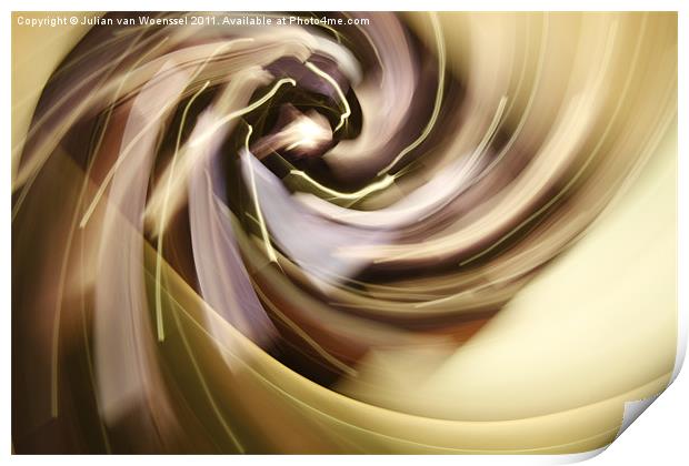 Swirl Print by Julian van Woenssel