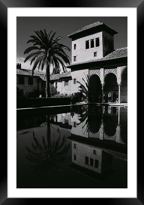 Partal, Alhambra Palace Framed Mounted Print by peter thomas