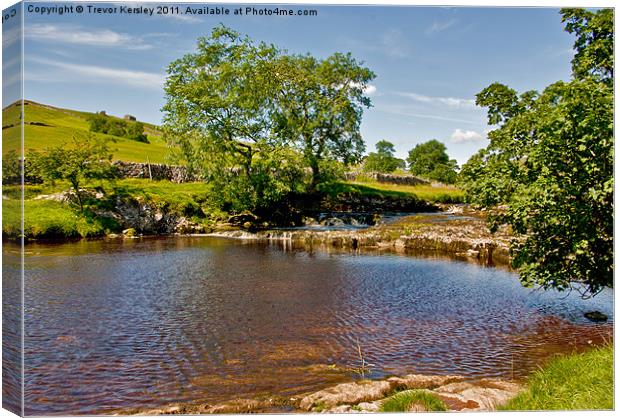 Peace in the Dales Canvas Print by Trevor Kersley RIP