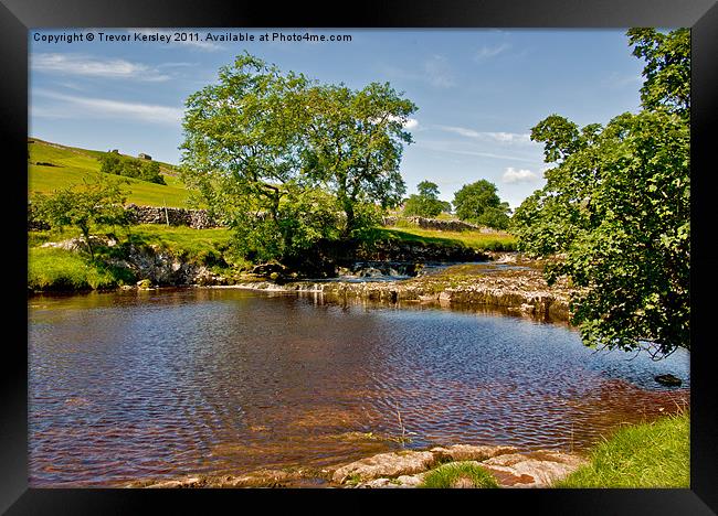 Peace in the Dales Framed Print by Trevor Kersley RIP