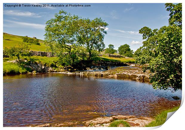 Peace in the Dales Print by Trevor Kersley RIP