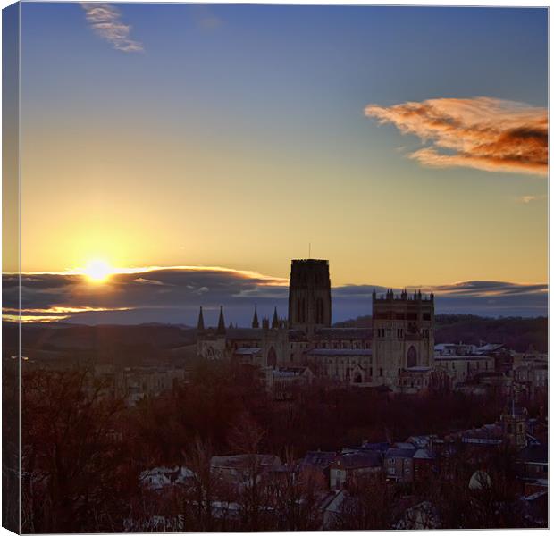 Durham Cathedral  Sunrise Canvas Print by Northeast Images