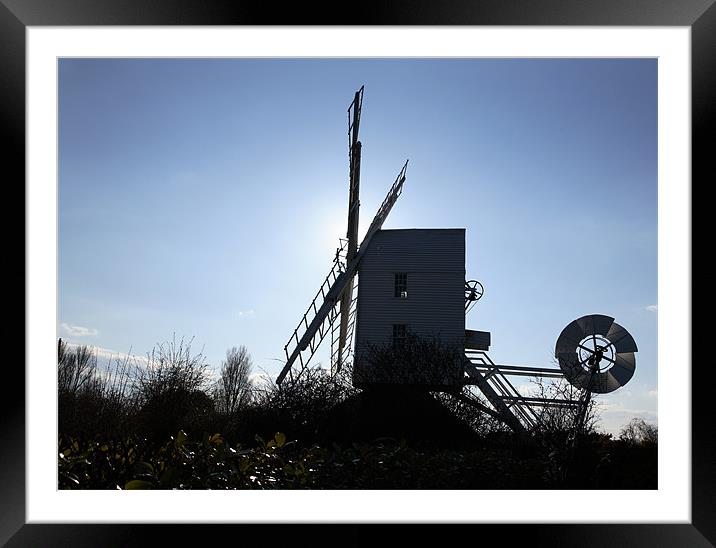 Windmill Framed Mounted Print by david harding