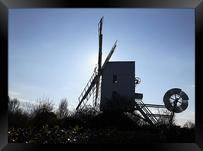 Windmill Framed Print by david harding