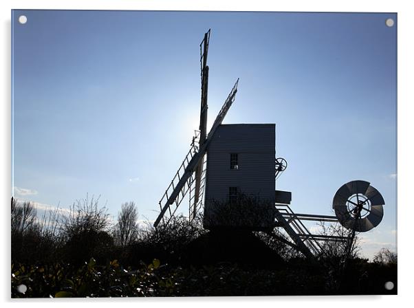 Windmill Acrylic by david harding