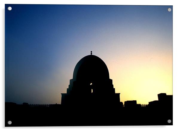 Cairo Mosque Acrylic by david harding