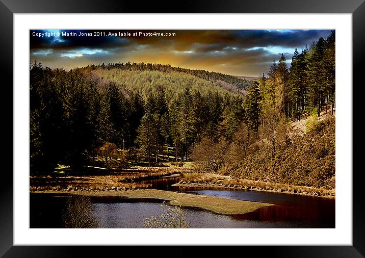 Sunrise over the Clough Framed Mounted Print by K7 Photography