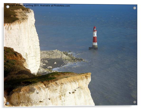 Cliffs edge. Acrylic by camera man