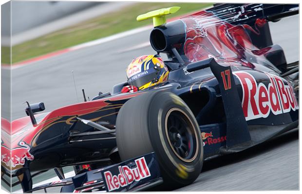 Jamie Alguersuari - Toro Rosso - 2010 Canvas Print by SEAN RAMSELL