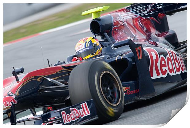 Jamie Alguersuari - Toro Rosso - 2010 Print by SEAN RAMSELL