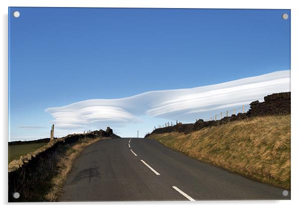 Rare lenticular cloud Acrylic by Brian Middleton
