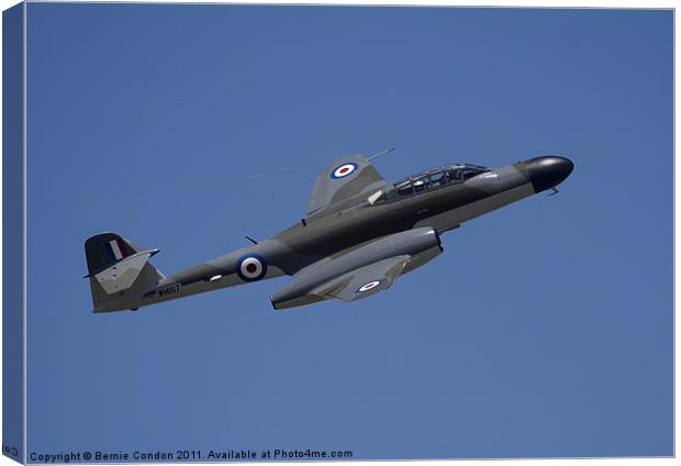 Gloster Meteor Canvas Print by Bernie Condon
