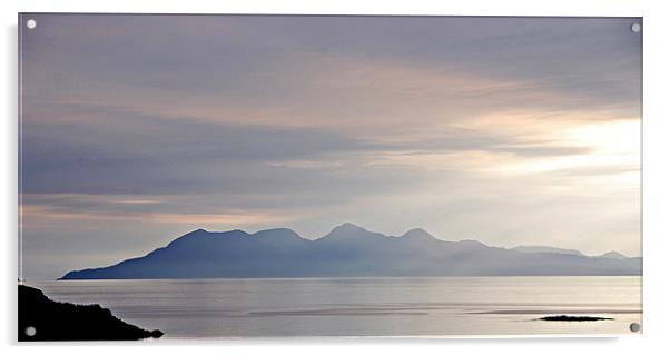 Sunset from Silver Sands Morar Acrylic by Carol Kelly 