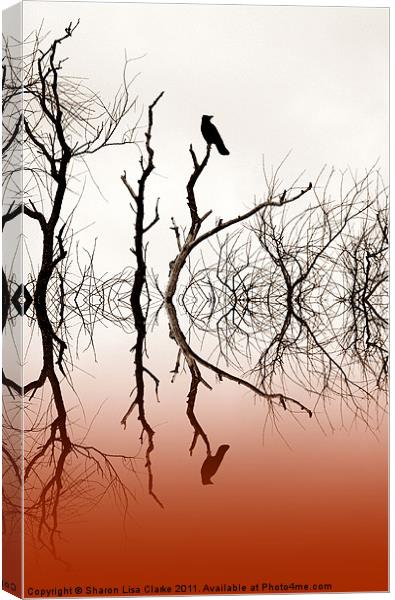 Perched Canvas Print by Sharon Lisa Clarke