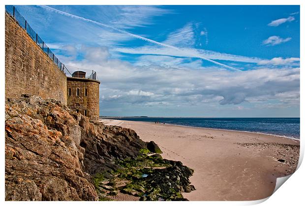 Broughty Ferry Beach Print by Buster Brown