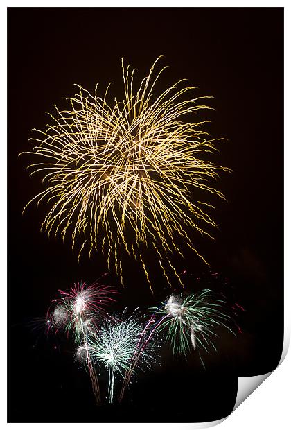 Fireworks 03 Print by Rick Parrott