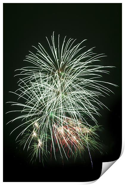 Fireworks 04 Print by Rick Parrott