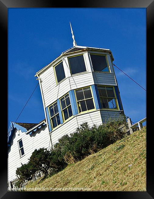 Old Lifeboat Station Framed Print by John Ellis