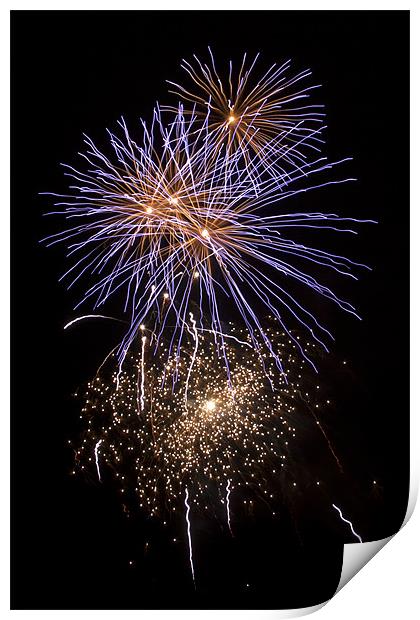 Fireworks 05 Print by Rick Parrott