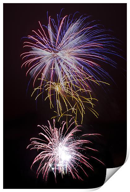 Fireworks 06 Print by Rick Parrott