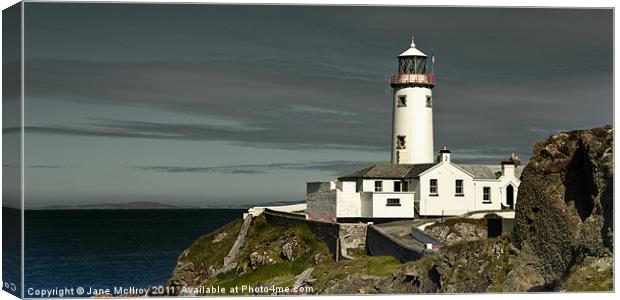 Fanad Head Lighthouse, Donegal, Ireland Canvas Print by Jane McIlroy