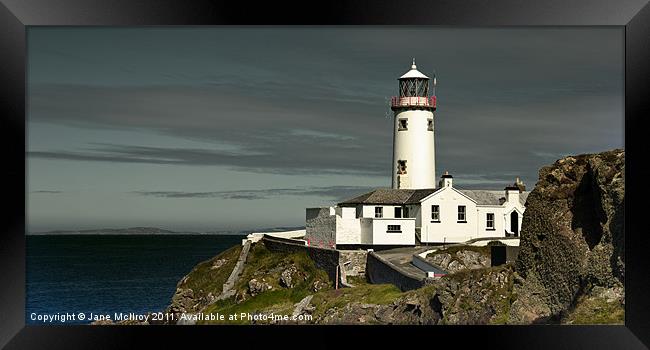 Fanad Head Lighthouse, Donegal, Ireland Framed Print by Jane McIlroy