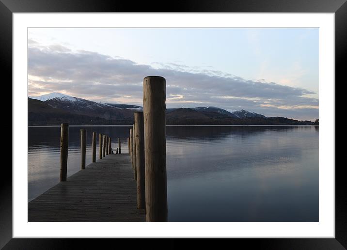 Derwentwater from Ashness Landing, Keswick Framed Mounted Print by Jackie Wilson