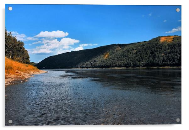 Peace River Alberta  Canada Acrylic by Elaine Manley