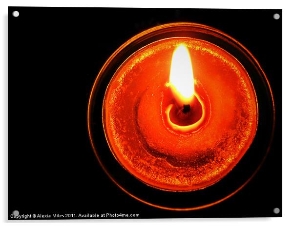 Flame Acrylic by Alexia Miles
