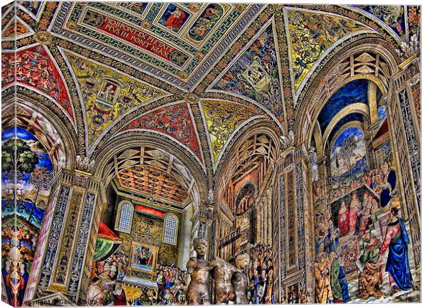 Siena Duomo Canvas Print by Colin Chipp