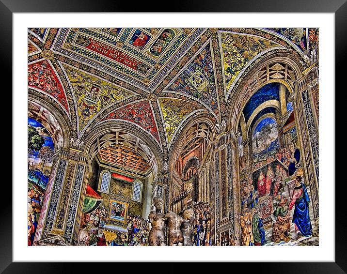 Siena Duomo Framed Mounted Print by Colin Chipp