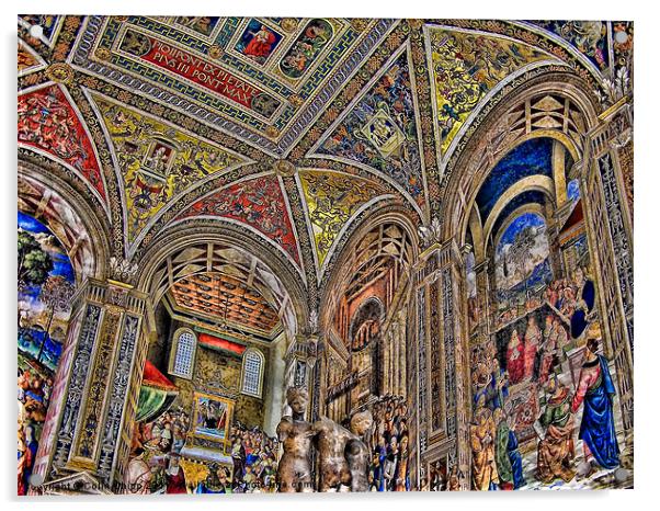 Siena Duomo Acrylic by Colin Chipp