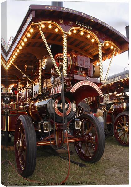 Dolphin at The Great Dorset Steam Fair. Canvas Print by Paul Brewer