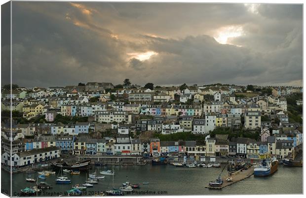 Brixham after the storm Canvas Print by Stephen Wakefield