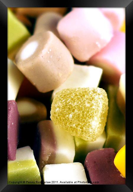dolly mixtures Framed Print by Elouera Photography