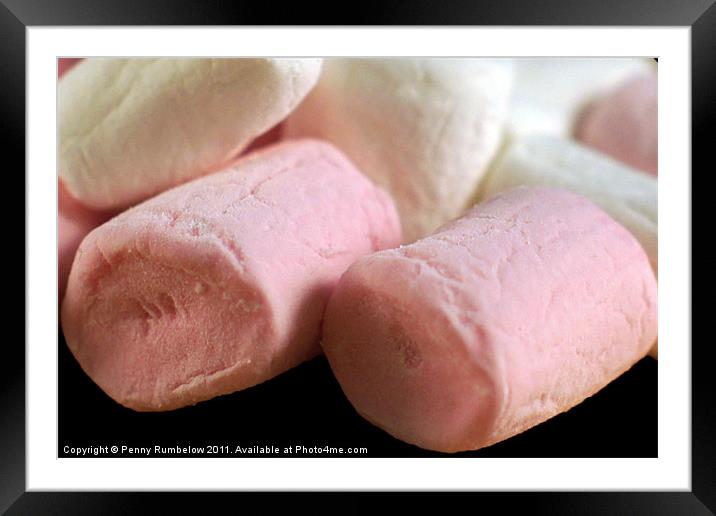 marshmallows Framed Mounted Print by Elouera Photography