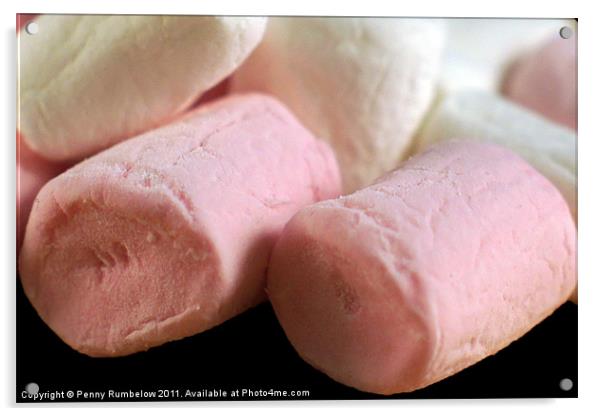 marshmallows Acrylic by Elouera Photography