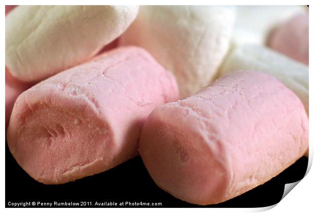 marshmallows Print by Elouera Photography