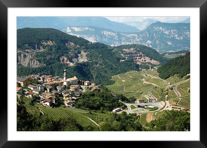 Trentino Alto Adige Framed Mounted Print by Michelle Stranges